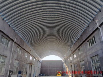 過道式拱形屋頂制作安裝