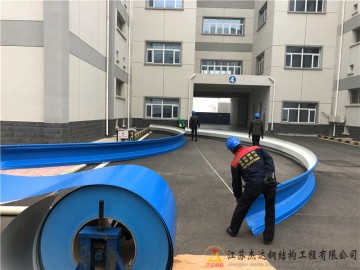 安徽蚌埠煙草公司倉(cāng)間罩棚新建工程